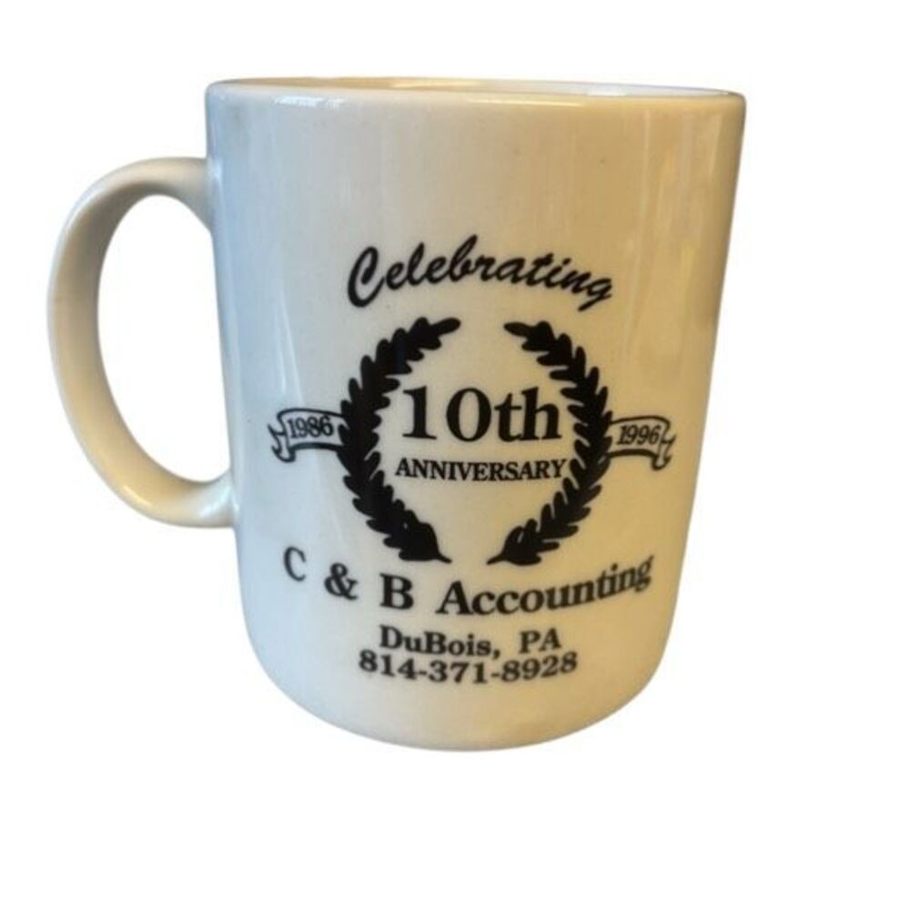DuBois PA Vintage Coffee Mug C&B Accounting 1996